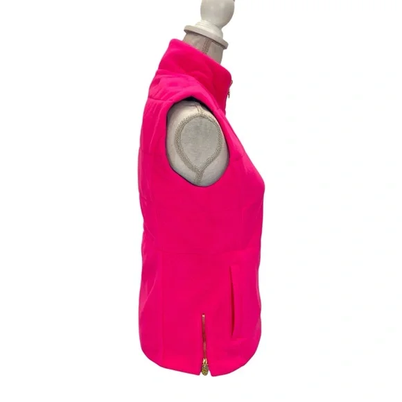 NWT Lilly Pulitzer Brooklee Reversible Vest Small Pink/Navy - Picture 5 of 16
